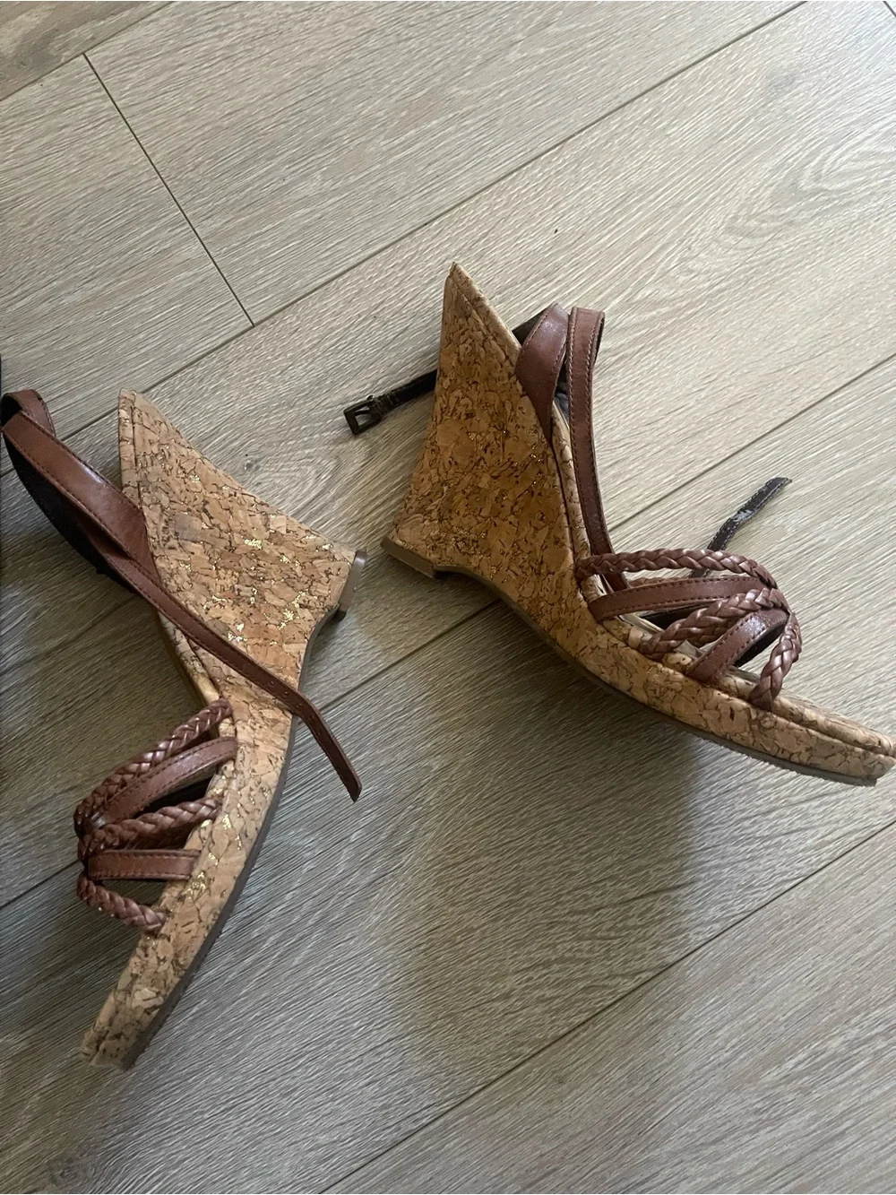 Carlos by Carlos Santana Rhythm Brown Wedges